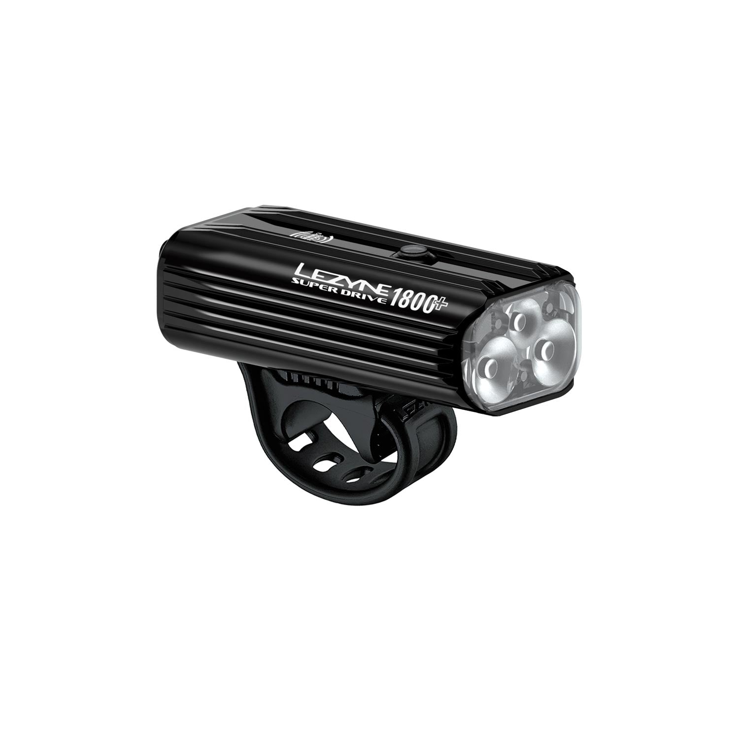 Super Drive 1800+ Smart LED front bike light with 1800-lumen output for powerful and reliable night illumination.