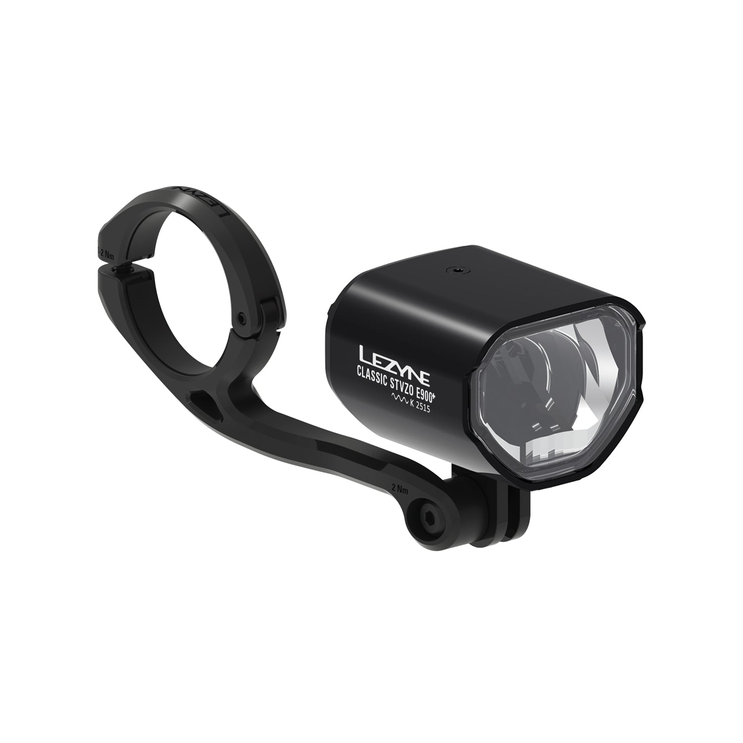 Lezyne E-BIKE CLASSIC StVZO E900+ LED front bike light with BOSCH BES3 connector, designed for seamless e-bike integration and StVZO-compliant illumination.