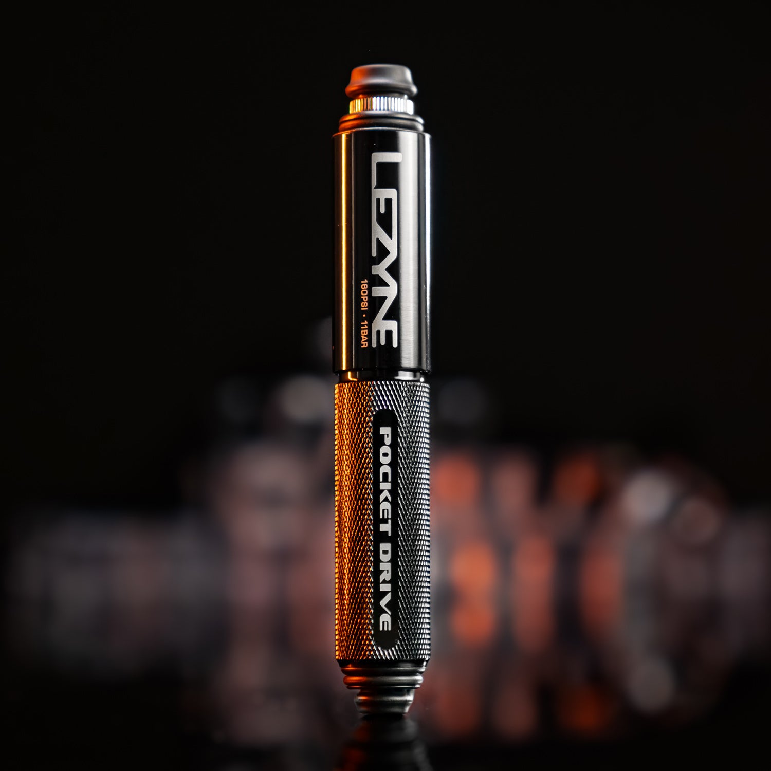 Pocket Drive lightweight hand pump for road and gravel bikes, offering compact design and high-pressure capabilities for efficient use.