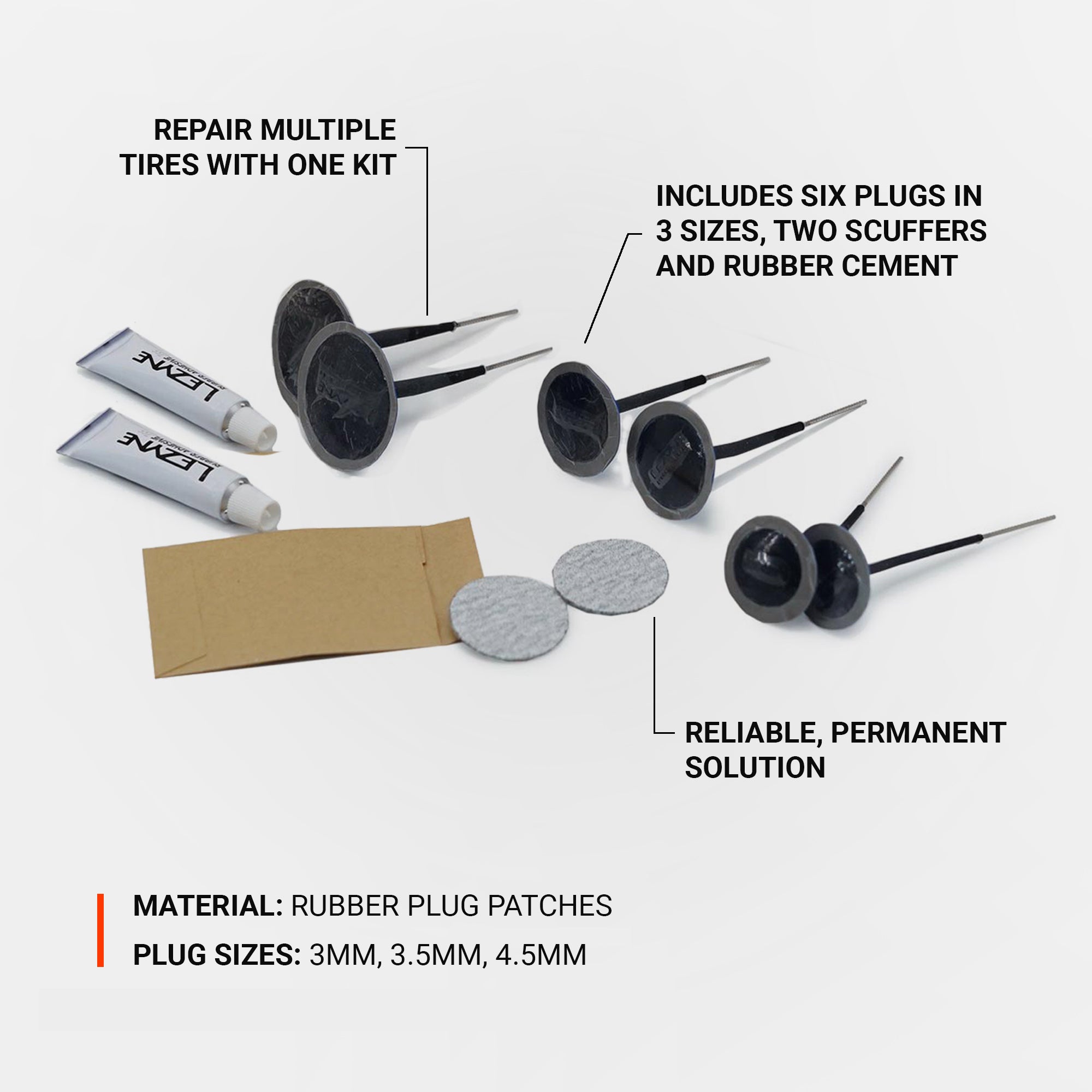 Lezyne’s innovative bike tire plug system ensuring puncture protection on the trail.