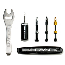 Assortment of tire repair tools.