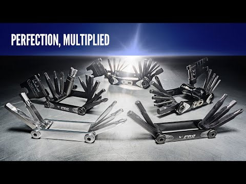 Designed, developed and manufactured in-house, Lezyne multi-tools offer unmatched quality, precision, ergonomics, durability and corrosion resistance. Built to perform like shop-quality tools.