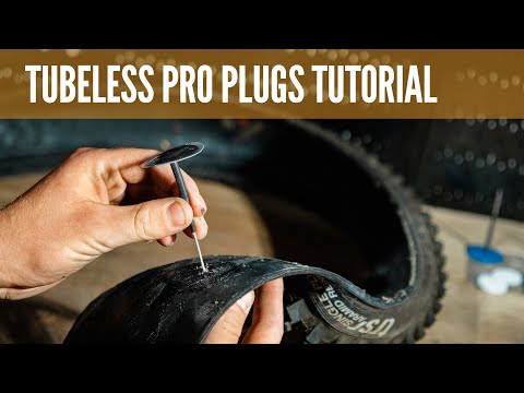 How to Youtube Video Tutorial of the Lezyne Tubeless Pro Plugs.