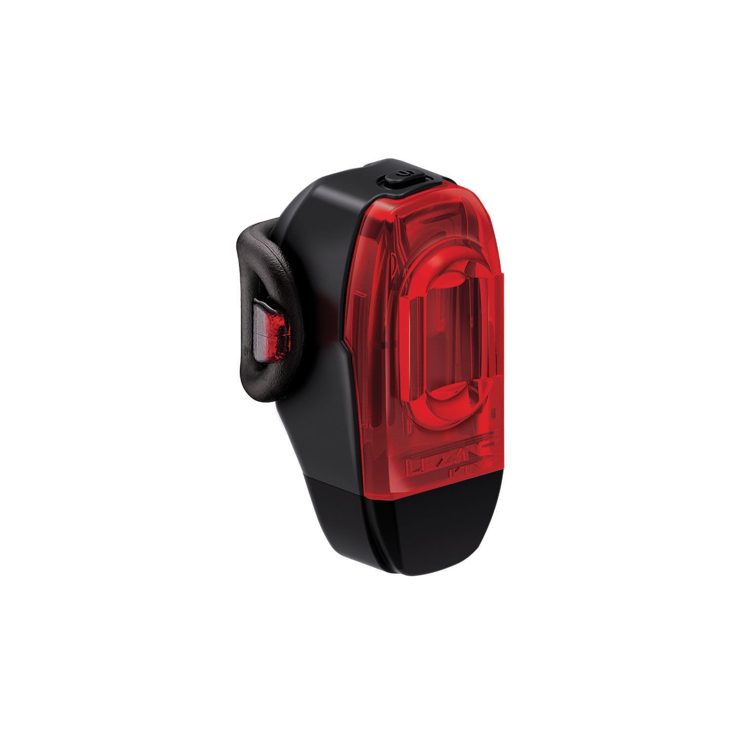 KTV DRIVE+ LED rear bike light with compact design, ideal for safety and visibility during urban bicycle rides at night.