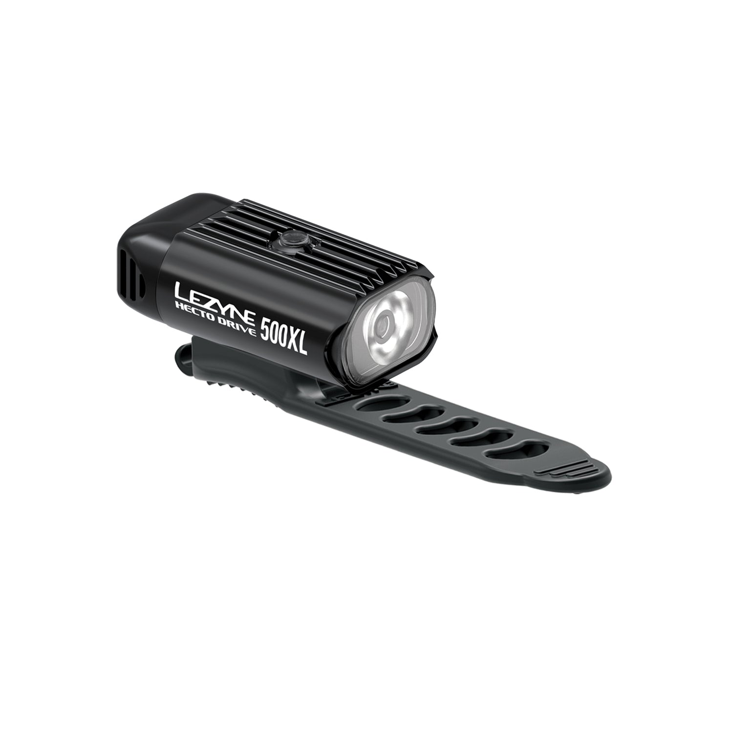 HECTO DRIVE 500XL LED front bike light, 500 lumens, Daytime Flash mode, aluminum body, USB rechargeable, IPX7 waterproof.