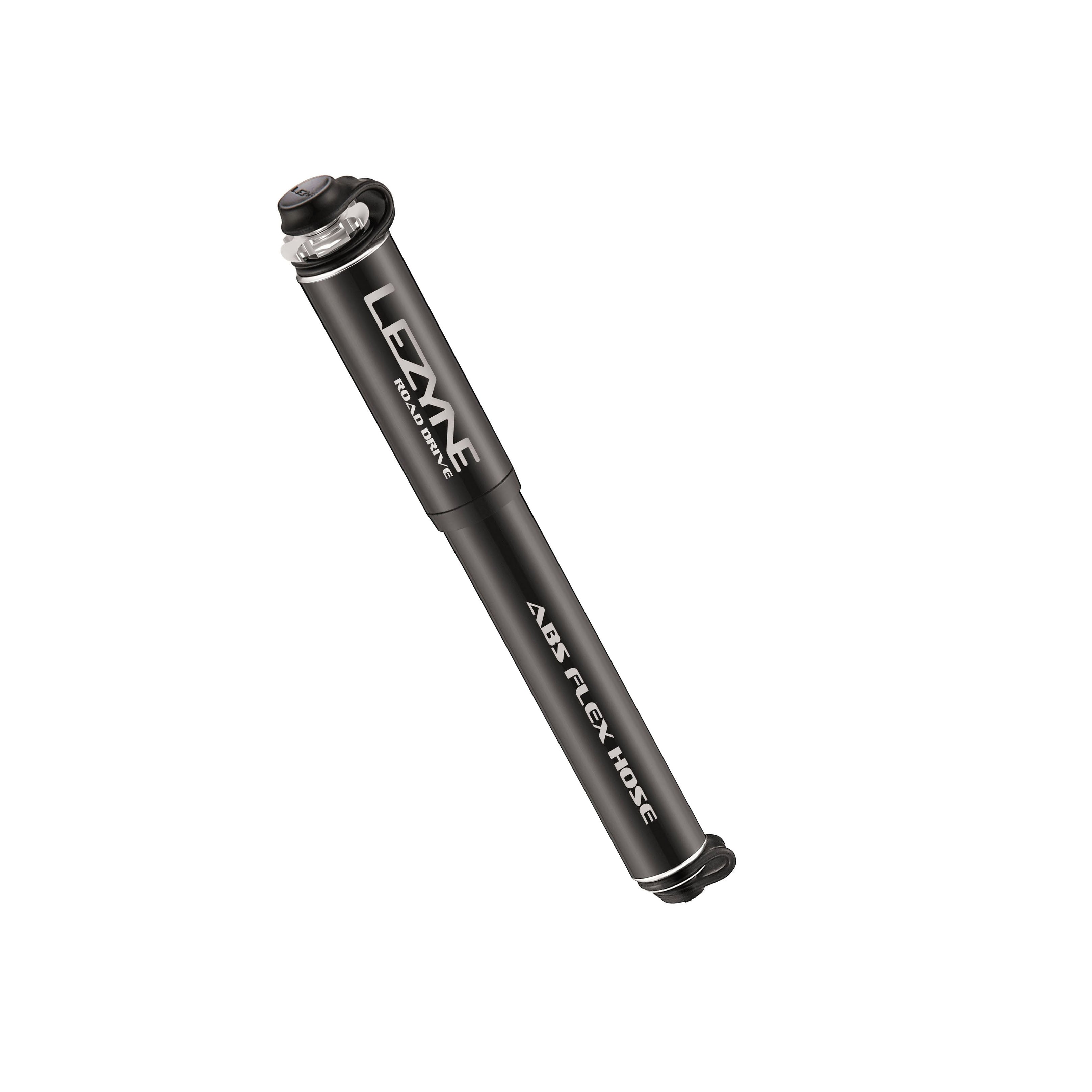 Presta valve-compatible Road Drive hand pump with integrated valve core tool and CNC-machined construction.