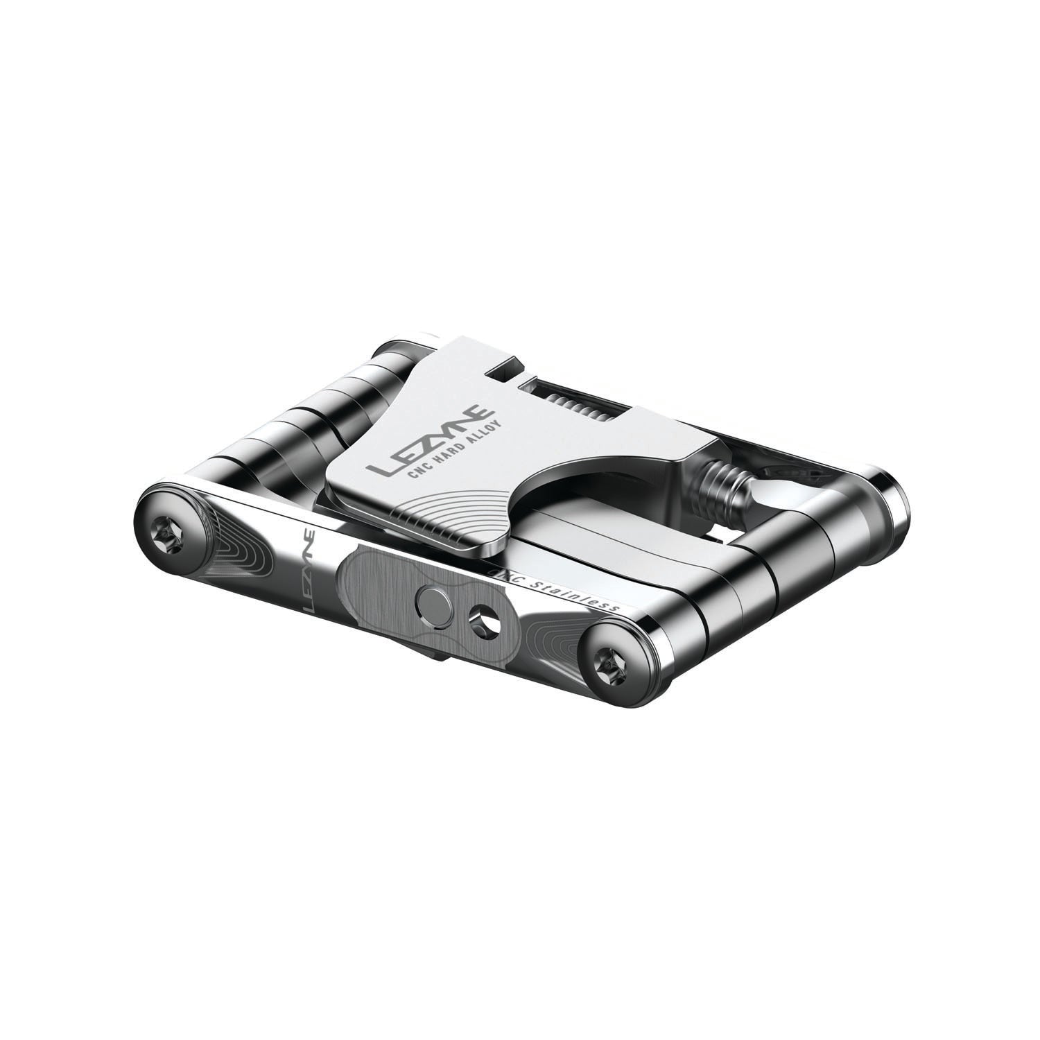 SV Pro compact bike tool with aluminum side plates and precision stainless steel bits for reliable, corrosion-free use.