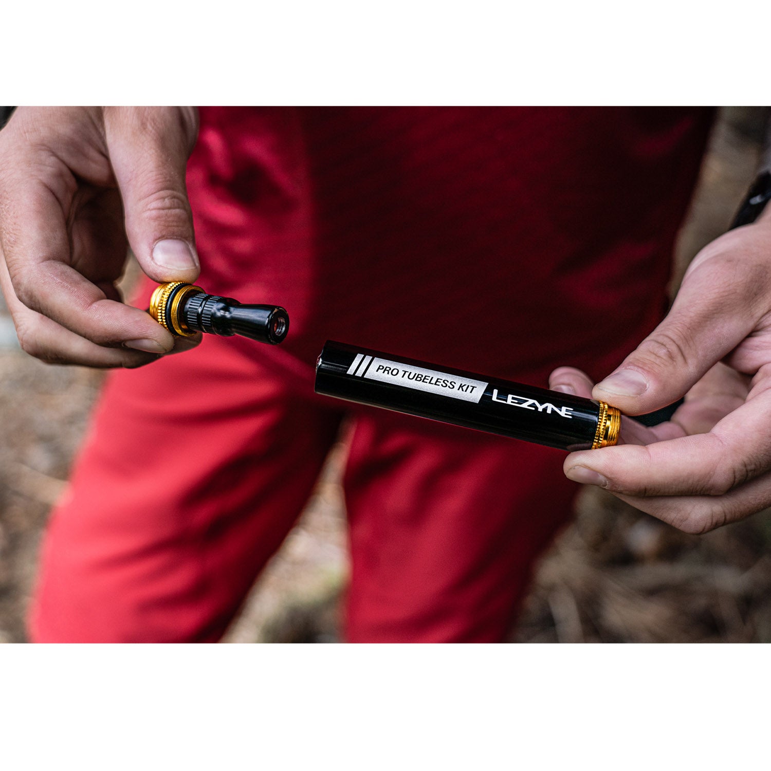 Durable and efficient tubeless tire repair kit for road and mountain bikes.