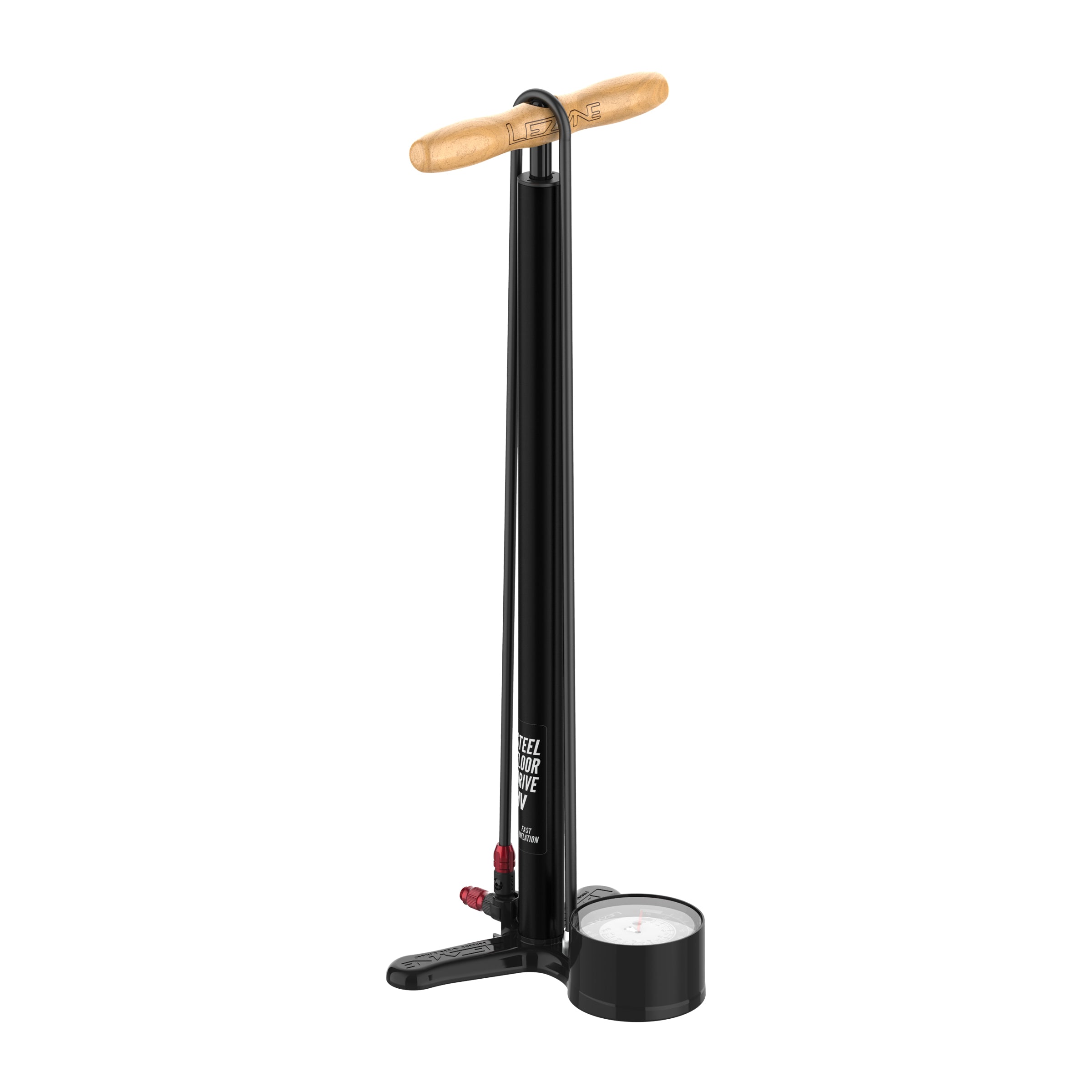 Lezyne Steel HV Floor Drive high volume floor pump