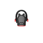 Lezyne Strip+ StVZO Rear light, black housing, top-down view.
