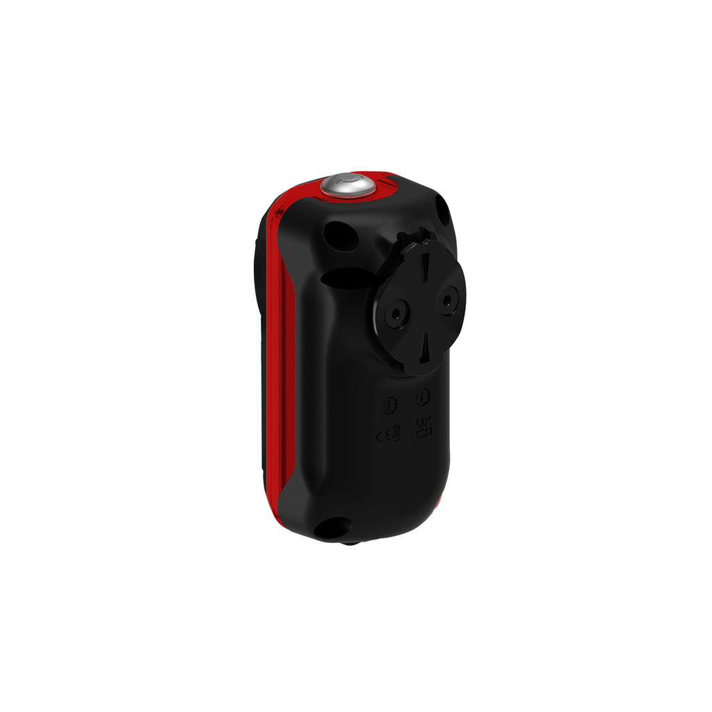 Rear view of the Radar Pro 300 bike radar, displaying the clean quarter-turn mounting interface.