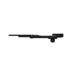 Side profile rendering of Flexi Aero Mount showing angle adjustment with Garmin top and GoPro bottom adapters on white background.
