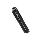 Pocket Drive Pro HV bike hand pump in Matte Black with ABS Flex Hose, built for gravel and MTB use.