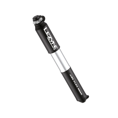 Pressure Drive bike hand pump with CNC-machined aluminum body and compact design.