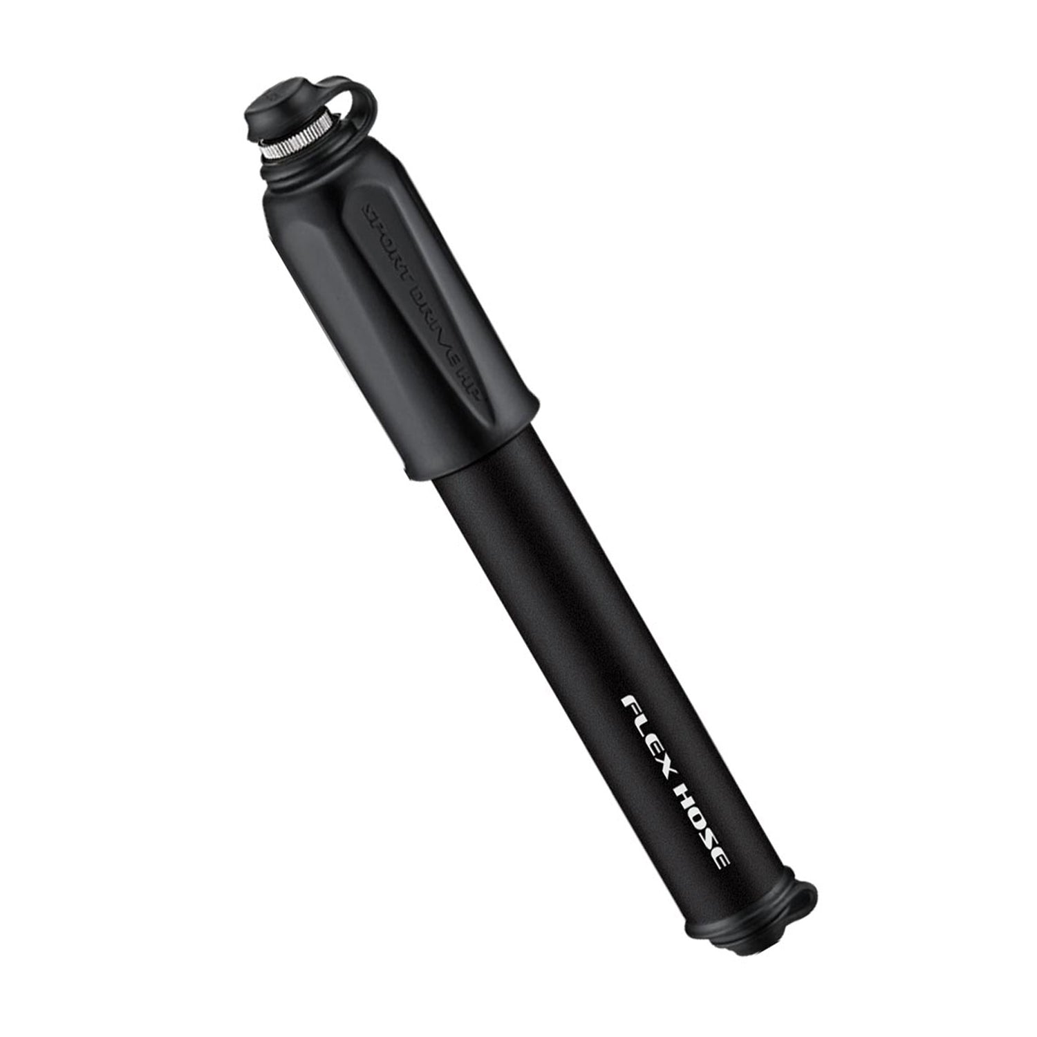 Small Lezyne Sport Drive HP  high pressure bike hand pump in satin black