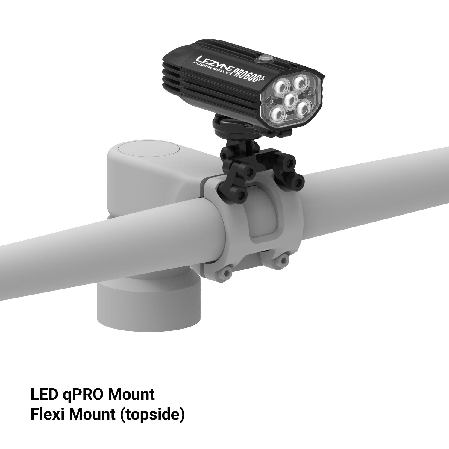 LED qPro Mount mounted on Flexi Mount