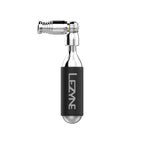 Side view of silver Trigger Speed Drive CO2 inflator, featuring minimalist aluminum design and insulating neoprene sleeve.