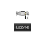 Minimalist silver CO2 inflator head with precision trigger valve and hand-insulating neoprene sleeve for CO2 cartridge.
