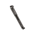 Lightweight and compact Road Drive bike hand pump shown with aluminum frame mount and Flex Hose attachment.